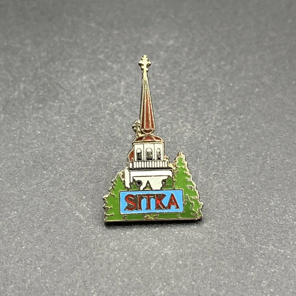 Sitka Alaska United States Of America Lapel Hat‎ Pin